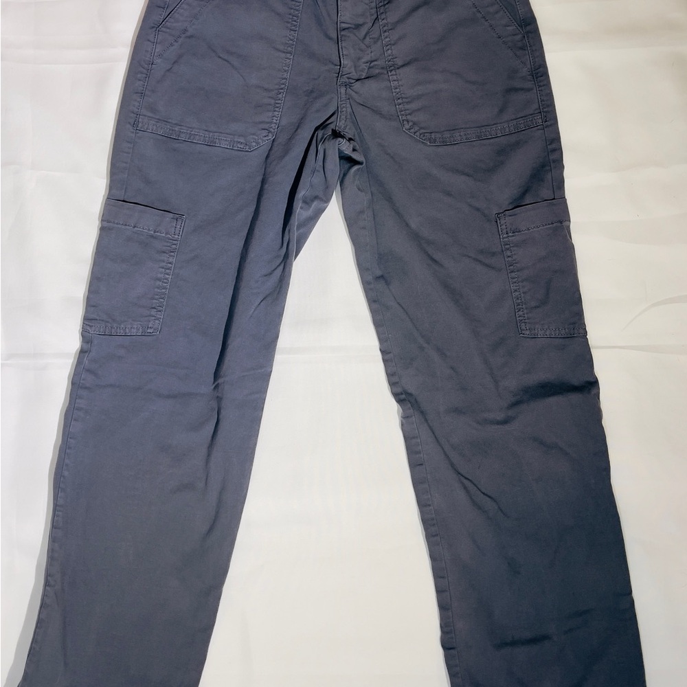 Marine Layer Gray Cargo Pants with Textured Fabric
